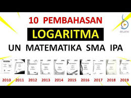 Contoh soal moving average dan penyelesaiannya from ilmumanajemenindustri.com contoh soal penyusutan aktiva tetap. Kumpulan Pembahasan 10 Tipe Soal Logaritma Un Matematika Sma Ma Ipa Tahun 2010 2019 Belatik Youtube