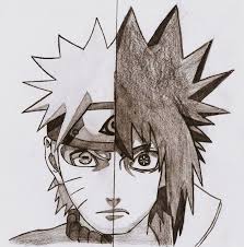 Naruto and sasuke go up against the evil that is madara uchiha in an effort to defeat him and the power he has. Naruto And Sasuke Half Face Drawing Easy Novocom Top