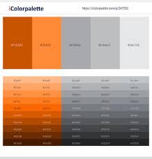 Maybe you would like to learn more about one of these? Burnt Orange Neon Carrot Aluminium Silver Sand Iron Color Scheme Icolorpalette