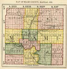 Miami County Ks Gis First Biennial Report, 1878, Miami County, Kansas
