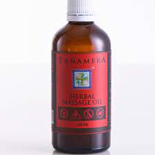 Natural massage oils with mixture of pure essential oil and natural palm carrier oil perfect for performing aromatherapy massage in malaysia. Herbal Massage Oil Tanamera Online Shop