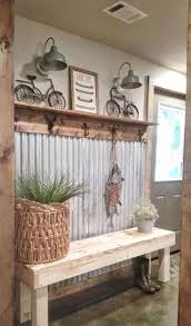 28 Secrets Zum Wohnen Dekorieren Ideen Wohnen Farm House Living Room Rustic Farmhouse Entryway Concrete Stained Floors