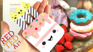 Easy Birthday Crafts For Kids Easy Birthday Cake Bookmark Diy Paper Bookmark Designs Crafts Oh What A Super Cute Birthday Cake Origami Bookmark Corner Corner Bookmarks Origami Bookmark