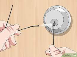 Bend the first pin to get a right angle and put the curled side into the lock. How To Open A Locked Door With A Bobby Pin 11 Steps