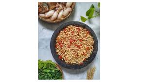 Masukkan tepung terigu dan air. Cobain Sambal Tauge Pantura Bikin Boros Nasi Anget