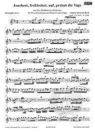 Aria jauchzet, frohlocket — henri ledroit, ricercar consort. Jauchzet Frohlocket Auf Preiset Die Tage By Johann Sebastian Bach Sheet Music For Trumpet
