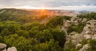 There are horseback riding trails that operate on a. Illinois State Parks National Forest