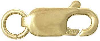 5pc, gold filled lobster claw, gold filled clasp european trigger, made in italy, 14/20 wholesale. Amazon Com Jewelry Lobster Claw Clasp 14x6mm 14 Karat Solid Yellow Gold