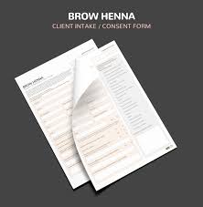 Brow Henna Consultation Forms Brow Client Intake Forms Consent Forms Record Card Aftercare Instructions Card Faqs Instant Download Pdf Consent Forms Aftercare Form