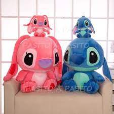 Pin By Anahi Mdp On Stitch Y Angel Stitch Stuffed Animal Animal Plush Toys Disney Stuffed Animals