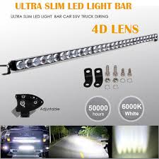 36 Inch 4d Slim Led Work Light Bar Single Row Offroad Driving Car Truck 4x4 37 89 99 Picclick