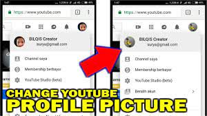Secara otomatis seluruh layanan google seperti email, google class dan yang lainnya akan ikut berubah. Cara Ganti Foto Profil Youtube Di Android 2019 Youtube