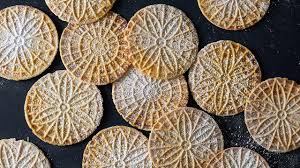 This anise cookie recipe will bring all the flavor of holiday cookies to your table without having to for a more dramatic looking cookie, color the frosting black as well and use plain white nonpareils for a. Anise Pizzelle Recipe Pbs Food