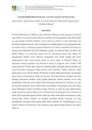 Pendidikan seni dan budaya di pusat pendidikan dan pelatihan kerja di uighur. Pdf Tahap Kepentingan Isu Isu Antara Agama Di Malaysia Syuhaida Halimi Academia Edu