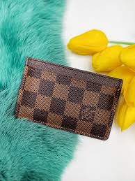The brand is known for its lv monogram and various opulence goods. Louis Vuitton Card Holder Damier Ebene Canvas Luxury Bags