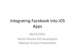10 group meeting applications worth you attention in 2021. Ppt Integrating Facebook Into Ios Apps Powerpoint Presentation Free Download Id 3318919