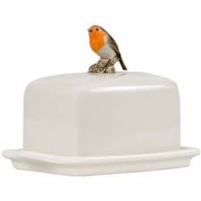 Quail Ceramics Butterdose Rotkehlchen Amazon De Kuche Haushalt Gerichte Mit Butter Butterdose Rotkehlchen