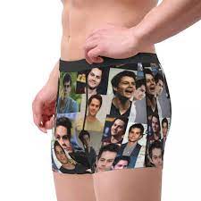 Men's Dylan O'brien Collage Boxer Shorts Panties Mid Waist Underwear Homme  Fashion Plus Size Underpants - Boxers - AliExpress