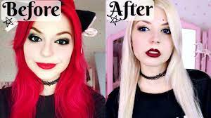 Only demi permanent and semi permanent hair color over highlights are perfect. How To Remove Semi Permanent Hair Dye Youtube
