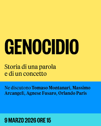Lunedì 9 marzo alle 15 si terrà nell'aula 1 della sede di Piazza Carlo  Rosselli 27/28 il seminario dal titolo "Genocidio. Storia di una parola e  di un concetto". Il seminario si