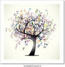 Freeart Fa13355414 Music Notes Art Music Tree Notes Art