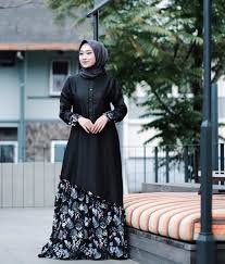 Model gamis katun jepang kombinasi motif polos dan bunga terbaru 2020. 50 Inspirasi Model Gamis Katun Jepang Motif Bunga Terbaru 2019 Wikipie Co Id Model Pakaian Model Bunga