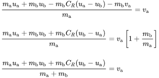 Collisions between objects are governed by laws of momentum and energy. Coefficient Of Restitution Wikipedia