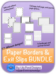 1,900 papers you can download and print for free. Printable Paper Borders Worksheets Teachers Pay Teachers