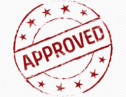 Red Circular Approved Stamp Icon Approved Stamp Stamp Icon
