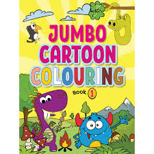Pegasus Jumbo Cartoon Colouring Book 1 Mega Cartoon Colouring Book for 3 to  5 Years (4-5 Years): Buy Pegasus Jumbo Cartoon Colouring Book 1 Mega Cartoon  Colouring Book for 3 to 5