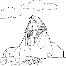 sphinx egypte coloriage un d&#x00027;une maman