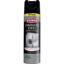 Weiman 17 Oz Stainless Steel Cleaner And Polish Aerosol 49 The Home Depot
