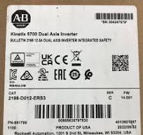 Allen-Bradley 2198-D012-ERS3 Kinetix 5700 Dual Axis Inverter ...