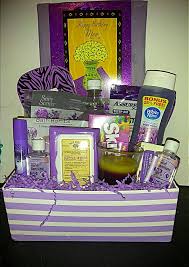 Chose the size, or buy as a set. Purple Gift Basket Or Shall I Say Gift Box Made With Storage Box Purple Gift Care Basket Gifts