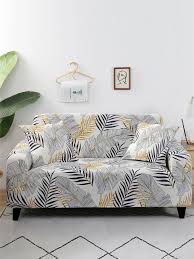 See more ideas about home decor, printed sofa, interior. Leaf Print Sofa Cover Without Cushion Shein Eur