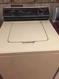 Leave enough space in the washer to allow the clothes to tumble freely. Amana Washer