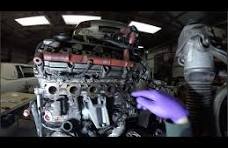 Audi V10 S8 5.2 BSM: Removing Exhaust Manifolds from Engine Part 5