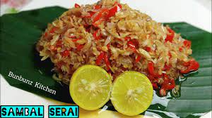 Dijamin bakalan ngiler deh 3 siung bawang putih, dicincang halus. Resep Sambal Serai Bali Youtube