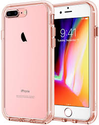 Amazon Com Jetech Case For Iphone 8 Plus And Iphone 7 Plus 5 5 Inch Shock Absorption Bumper Cover Anti Scratch Clear Back Rose Gold