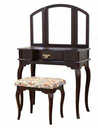 Cherry finish wood bedroom vanity set , with large drawer and 2 smaller drawers next 2 mirror, includes the vanity, bench and mirror console. Frenchi Furniture Queen Anne Style Cherry Finish Wood Vanity Set Table Bench Mirror B004aye2fq Amazon Price Tracker Tracking Amazon Price History Charts Amazon Price Watches Amazon Price Drop