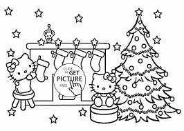 Hello Kitty Xmas Coloring Pages Coloring Pages Allow Kids To Ac Hello Kitty Colouring Pages Printable Christmas Coloring Pages Free Christmas Coloring Pages