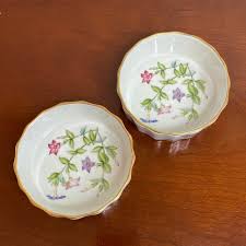 Priority customer service · over 12 million pieces Spode Stafford Flowers Gilded Mini Quiche Ramekins A Pair Chairish