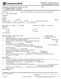 Box 85830 sioux falls, sd. Fillable Online Application And Agreement For Commercial Letter Commerce Bank Fax Email Print Pdffiller