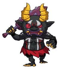 Orcanos Black Oni Kuro Oni Yo Kai Watch Yokai Youkai Yokai Watch Dessin