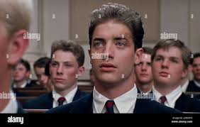 USA. Brendan Fraser in a scene from (C)Paramount Pictures film : School  Ties (1992). Plot: In 1959, a star quarterback from a working-class family  is given an opportunity to attend an elite
