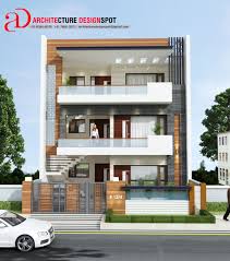 Modern House Design By Architecture Designspot Ar Ajay Dhiman House Front Design House Outside Design House Exterior