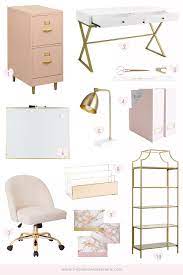 On orders $35+ pro seller. Affordable Pink And Gold Office Decor Diary Of A Debutante