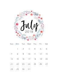 Free 2019 Printable Calendar The Cactus Creative Print Calendar Calendar Printables Printable Calendar