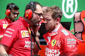 With a red bull that. Sebastian Vettel And Charles Leclerc Are Summoned To Crisis Summit By Ferrari Daily Mail Online