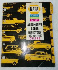 Details About Martin Senour Paint Chips Automotive Color Directory 1962 Thru 1967 Colors 4c